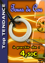 Cordons tour de cou
